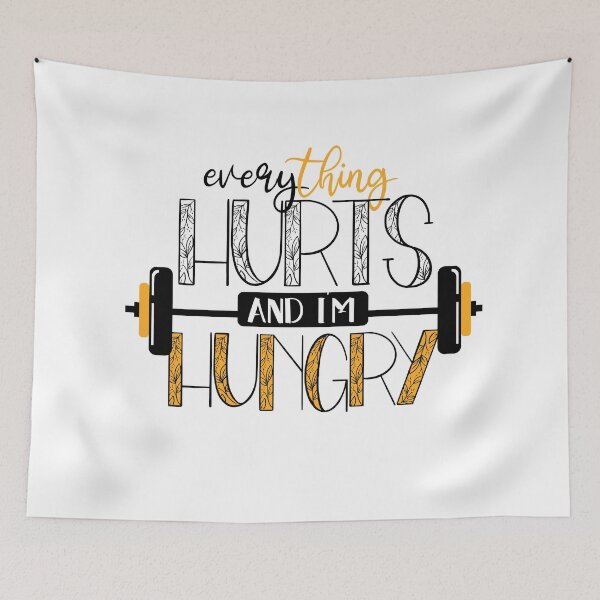 Item preview, Everything Hurts And I'm Hungry designed and sold by louzaartist.