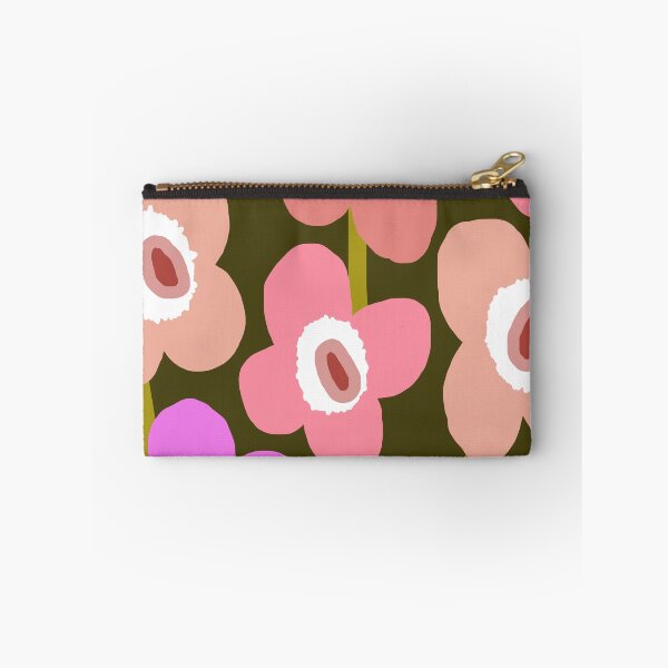 Item preview, Iconic Retro Scandinavian Floral Pattern in Pink and Green designed and sold by Deutschic.