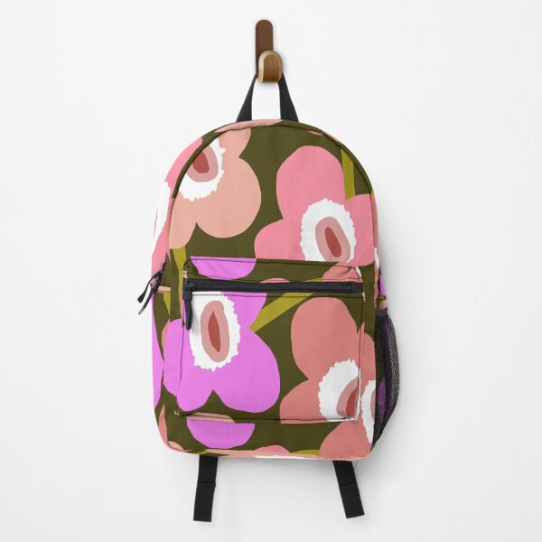 Item preview, Iconic Retro Scandinavian Floral Pattern in Pink and Green designed and sold by Deutschic.