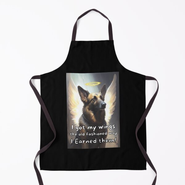 Item preview, Angel dogs - German Shepherd (dark coat) designed and sold by SteampunkMoai.