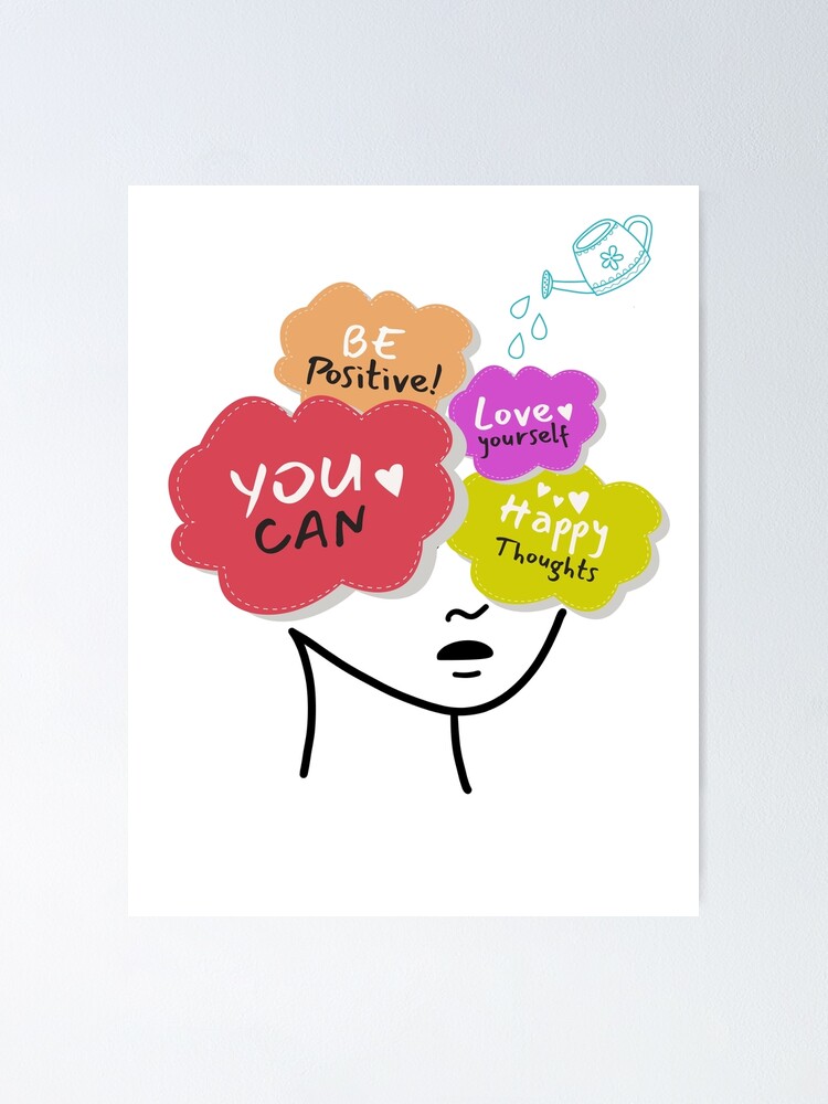 Normalize Positivity - Positive Thoughts, Positive Minded, Inspiring  Affirmations Gifts  Poster for Sale by haRexia