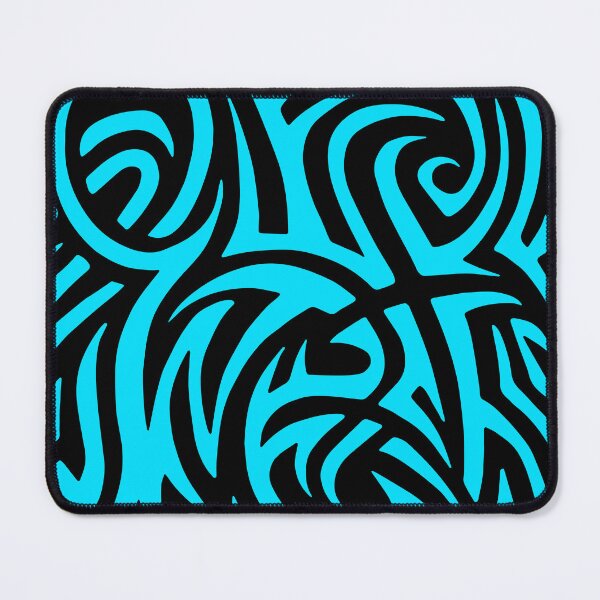 Item preview, ORC. ABSTRACT TRIBAL PATTERN. BLUE AND BLACK. designed and sold by 5hertz.