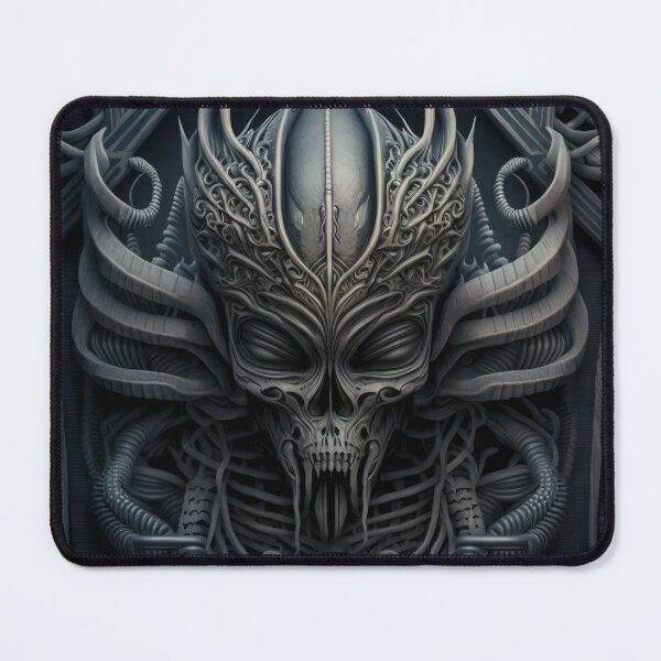 Item preview, The Death Skull of Heavy Metal (HR Giger Inspired style) designed and sold by ArtificialEye.
