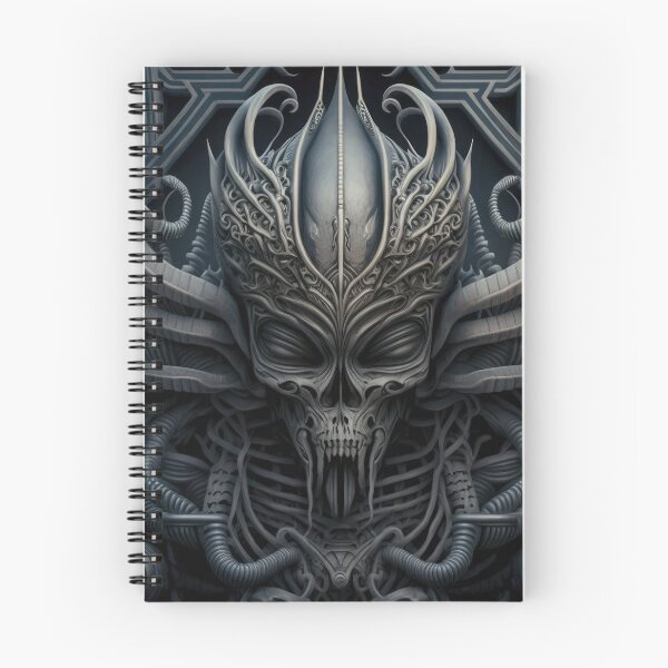 Item preview, The Death Skull of Heavy Metal (HR Giger Inspired style) designed and sold by ArtificialEye.