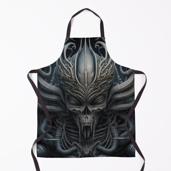 Item preview, The Death Skull of Heavy Metal (HR Giger Inspired style) designed and sold by ArtificialEye.