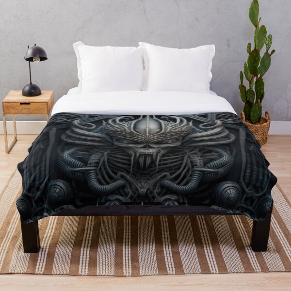 Item preview, The Death Skull of Heavy Metal (HR Giger Inspired style) designed and sold by ArtificialEye.