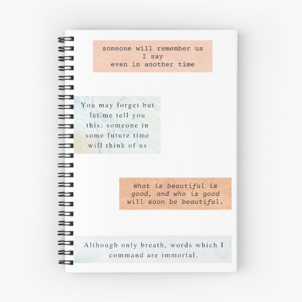 Item preview, Immortal Sappho Quotes designed and sold by Quotatio.