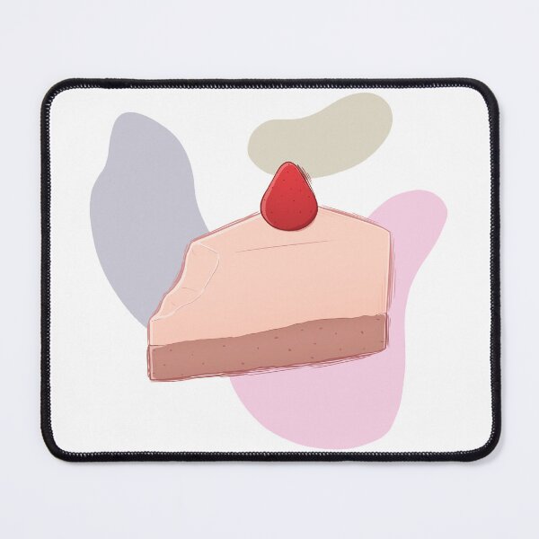 Item preview, Cute Pastel Strawberry Cheesecake designed and sold by aiikid.