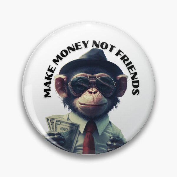 Item preview, Make Money Not Friends funny Quote designed and sold by Sisi Design⭐⭐⭐⭐⭐.