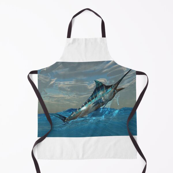 Item preview, Ocean Blue Marlin Jump designed and sold by Corey Ford.