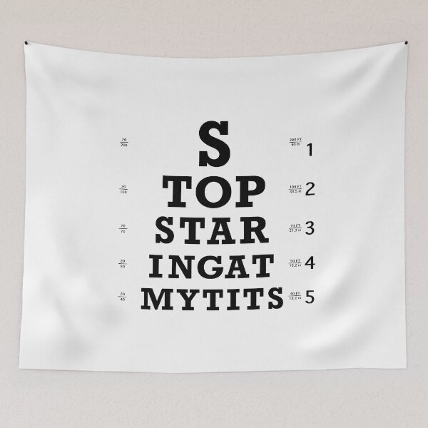 Item preview, Stop Staring (black) designed and sold by YesterdaysSushi.