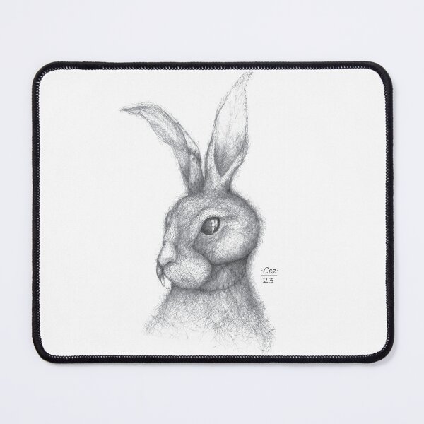 Item preview, Rabbit Drawing – Follow the white rabbit designed and sold by Dibujerias.
