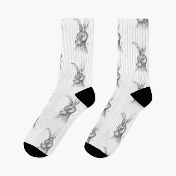 Item preview, Rabbit Drawing – Follow the white rabbit designed and sold by Dibujerias.