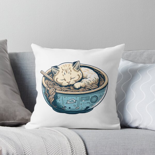 Item preview, Cat on ramen pot designed and sold by Diego Alvarez.