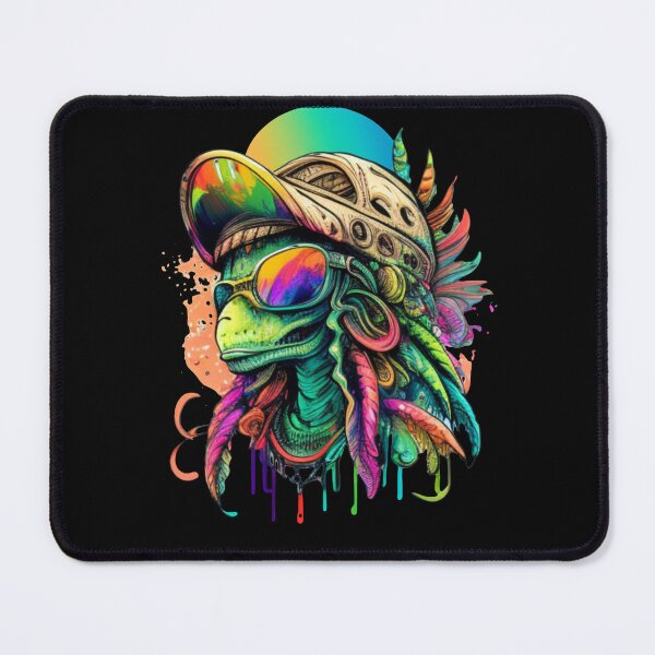Item preview, Hippie Alien Rainbow Holographic designed and sold by Benin Store ®.