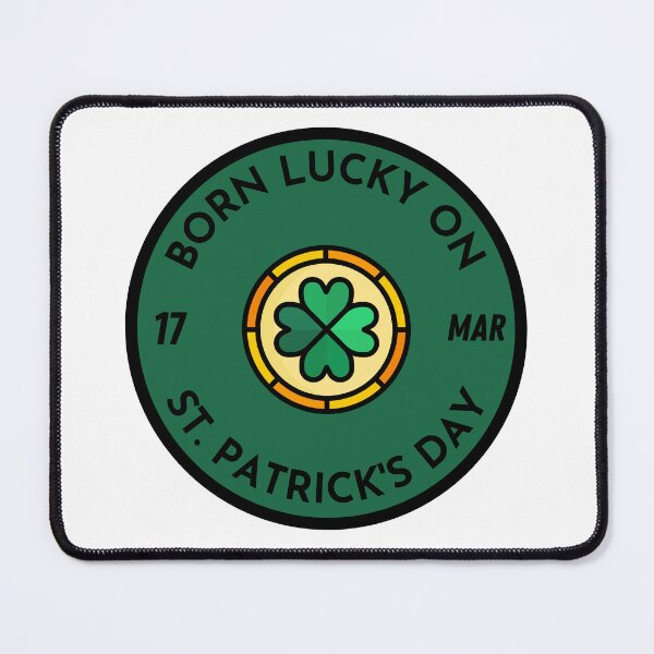 Item preview, Born Lucky On 17 March St Patricks Day Shamrock designed and sold by dnzl.