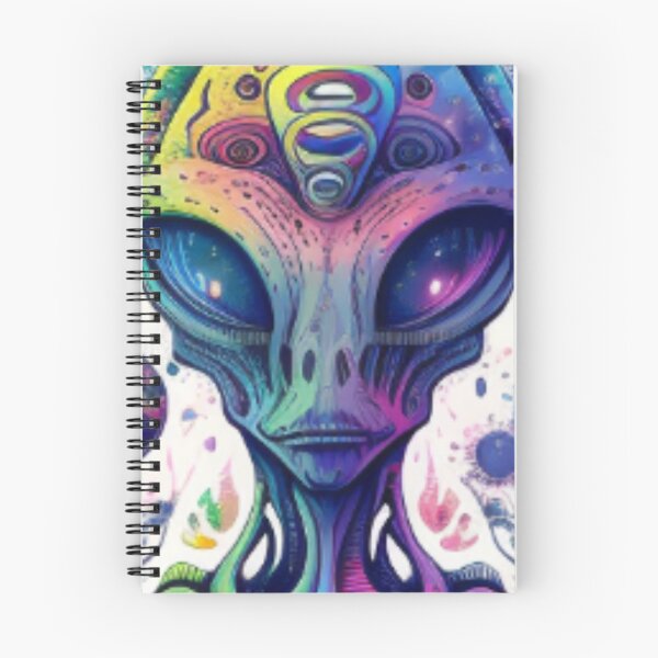 Item preview,  Hippie Psychedelic Alien Rainbow Holographic designed and sold by Benin Store ®.