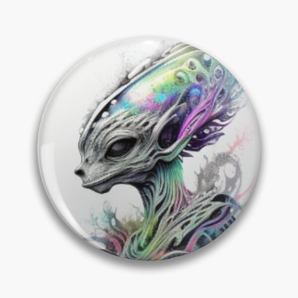 Item preview, Hippie Psychedelic Alien Rainbow Holographic designed and sold by Benin Store ®.