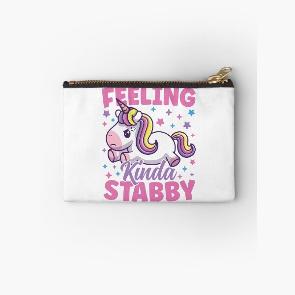 Item preview, Feeling Kinda Stabby Funny Unicorn Lover Sarcastic Humor designed and sold by MintedFresh.