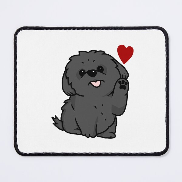 Item preview, Puppy Love (Black) designed and sold by DartsAndCrafts.