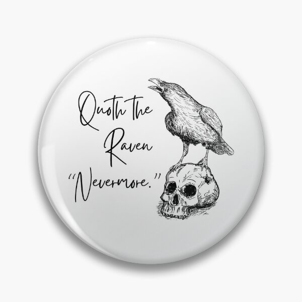 Item preview, Quoth the Raven "Nevermore." Edgar Allan Poe v2 designed and sold by DesignByAvery.