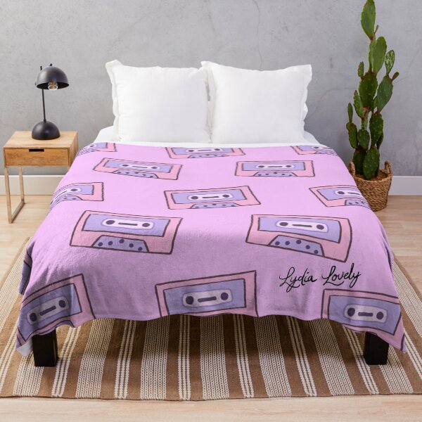 Item preview, Disco cassette tape collection pastel purple- purple background designed and sold by Studio Lydia Lovely.