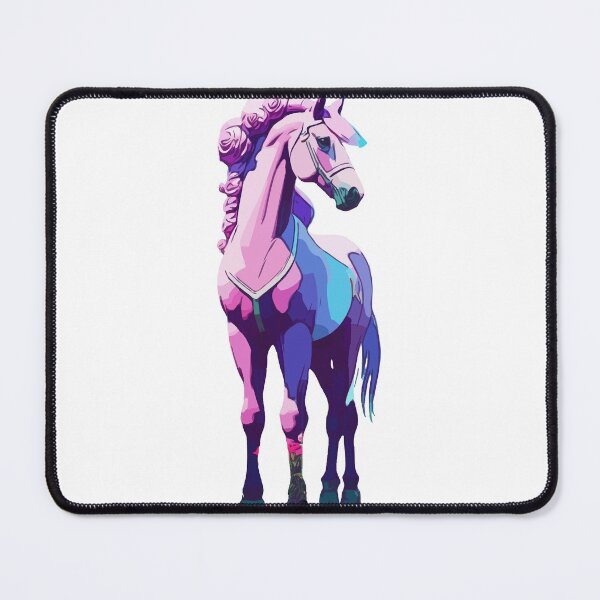 Item preview, Pink Rose Horse designed and sold by sugarrosestudio.