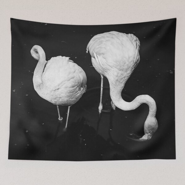 Item preview, Flamingos Black and White designed and sold by Kate-P-.