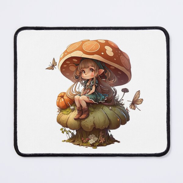 Item preview, Forest Gnome with her mushroom hat designed and sold by Fablemyst.