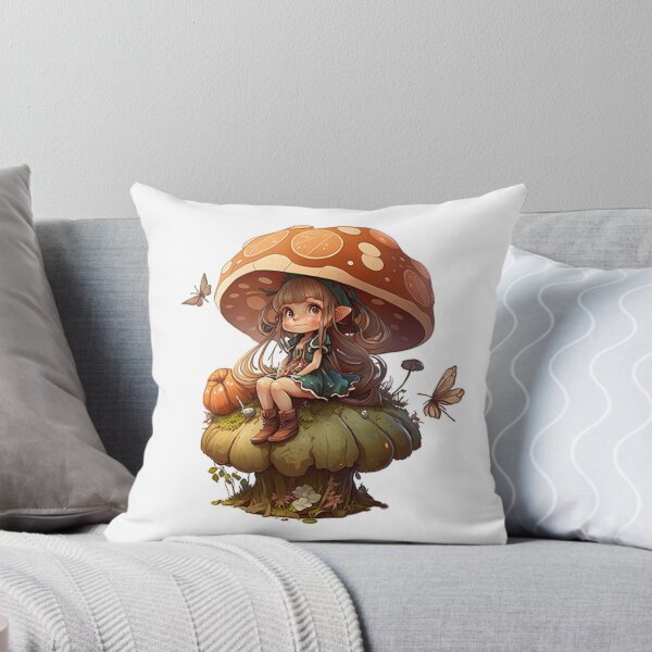 Item preview, Forest Gnome with her mushroom hat designed and sold by Fablemyst.