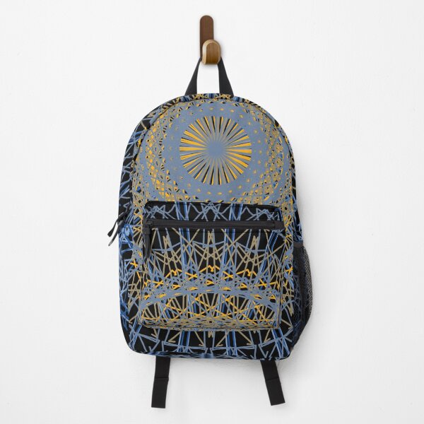 Item preview, Blue gold divine rosette ornament  designed and sold by artoriginal.