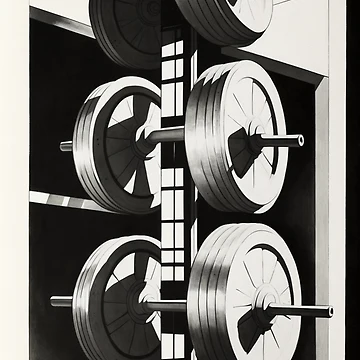 Artwork thumbnail, Powerlifting by TwoToneThreads