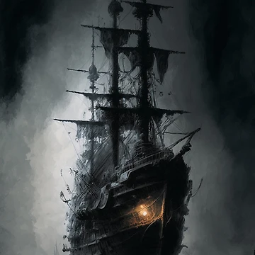 Artwork thumbnail, Ghost Ship by TwoToneThreads