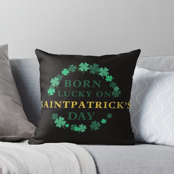 Item preview, Born Lucky On 17 March St Patrick's Day Shamrock Birthday designed and sold by dnzl.
