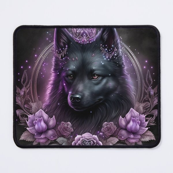 Item preview, Shimmering Queen Schipperke designed and sold by Nocturne  Paws.