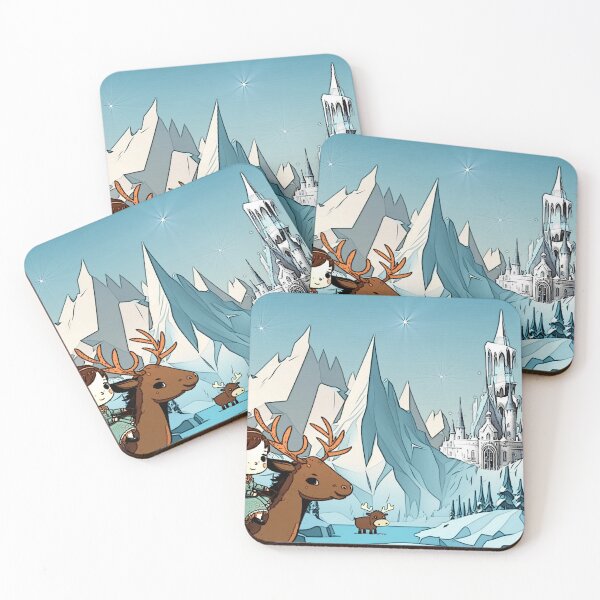 Item preview, Princess riding reindeer's adventure designed and sold by SilverFrog.
