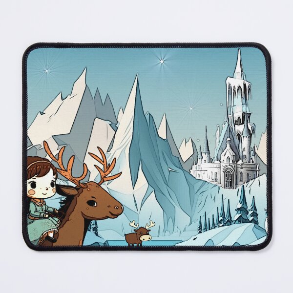 Item preview, Princess riding reindeer's adventure designed and sold by SilverFrog.