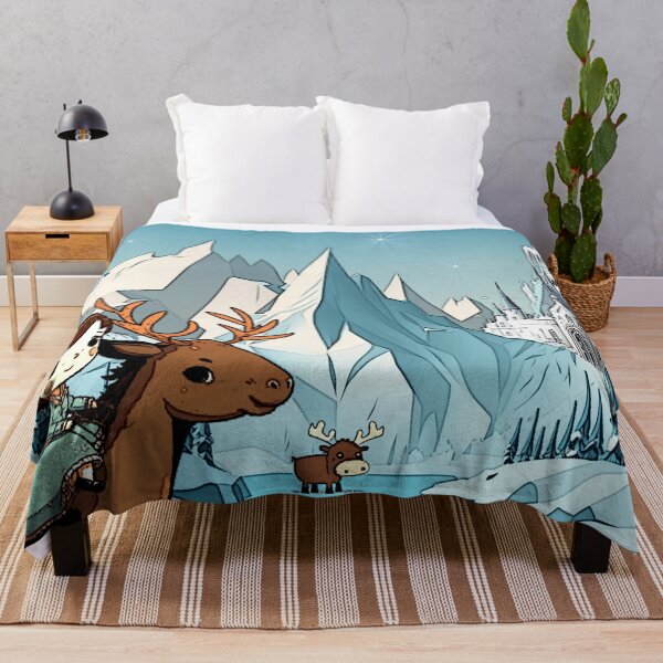 Item preview, Princess riding reindeer's adventure designed and sold by SilverFrog.
