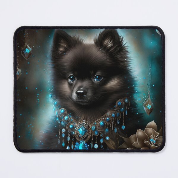 Item preview, Glowy Schipperke Portrait designed and sold by Nocturne  Paws.