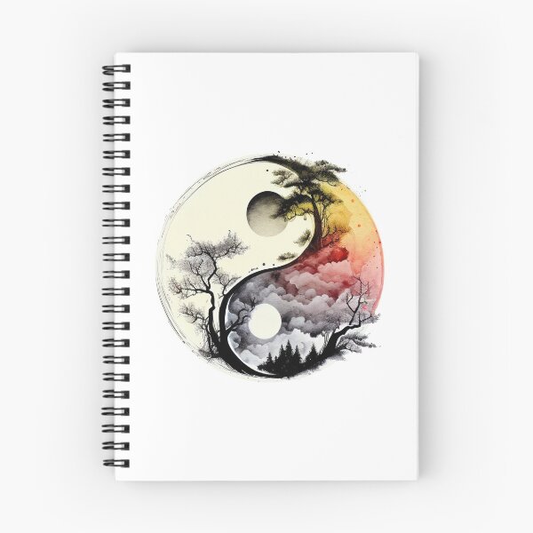 Item preview, Yin Yang Symbol Watercolor Artwork, Spiritual Art, Zen print designed and sold by SharpDream.