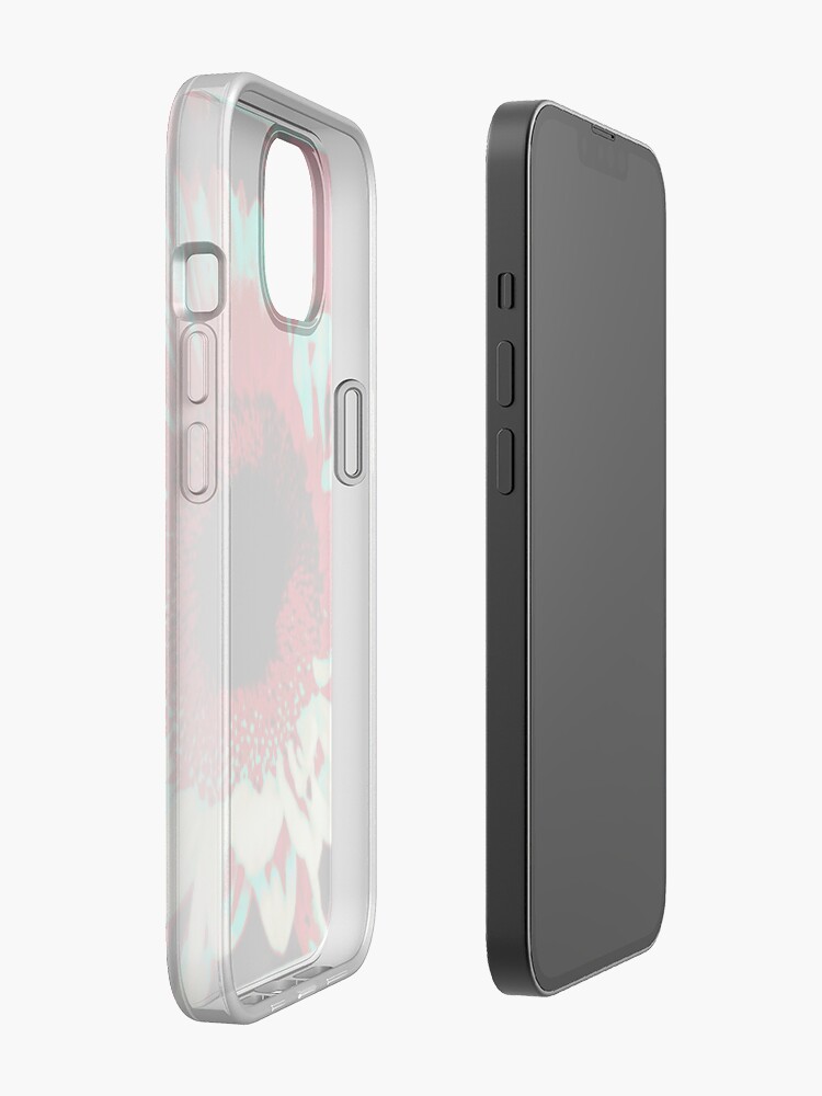 Alternate view of Bright Floral - Fiery Sunflower Design iPhone Case