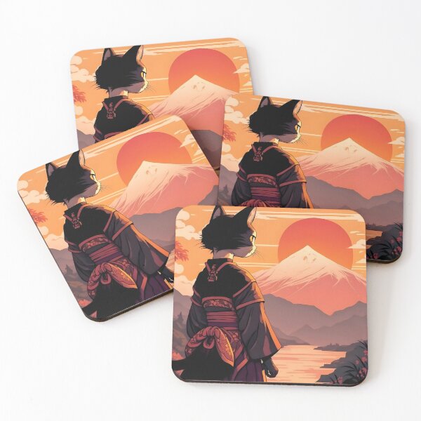 Item preview, Kara - The explorer warrior samurai kitty designed and sold by Kabu-store.