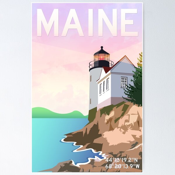 Item preview, Bass Harbor Lighthouse designed and sold by Monica Rheaume.