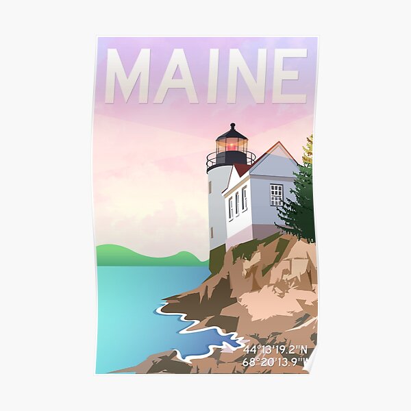 Bass Harbor Lighthouse Poster