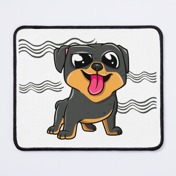 Item preview, Cartoon rottweiler designed and sold by Stay-Pawsitive.