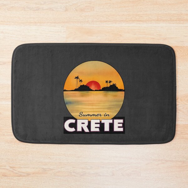 Item preview, "Summer in Crete v1" Show Your Love for Crete with a Unique Retro Vintage style Design designed and sold by nicpa-art.