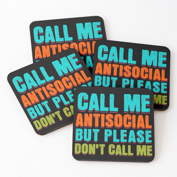 Artikelvorschau, Rufen Sie mich asozial an, aber bitte rufen Sie mich nicht an - Geschenk für Introvertierte entworfen und verkauft von InkyGenies.