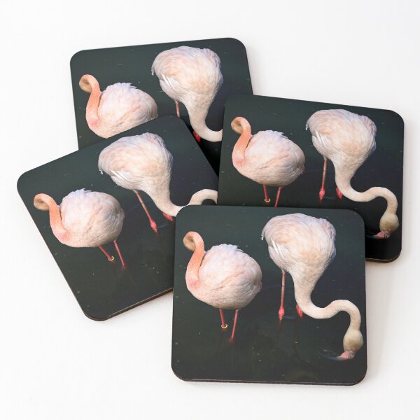 Item preview, Two Flamingos Eating designed and sold by Kate-P-.