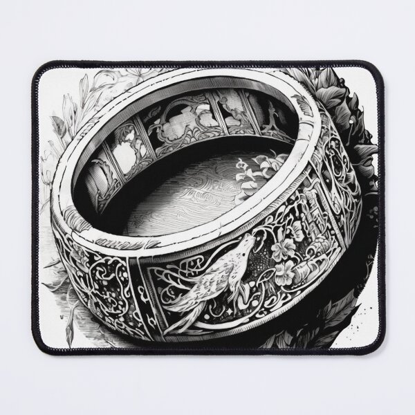 Item preview, Wedding Ring designed and sold by TwoToneThreads.