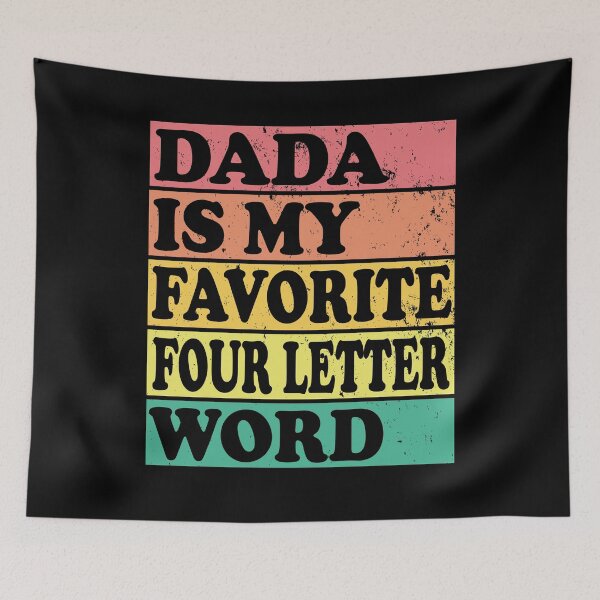 Item preview, Dada Is My Favorite Four Letter Word Vintage Sunset Tier designed and sold by DPlumDesign.